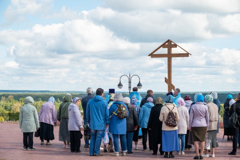 На месте строительства церкви на Набережной Грина будут регулярно проходить службы