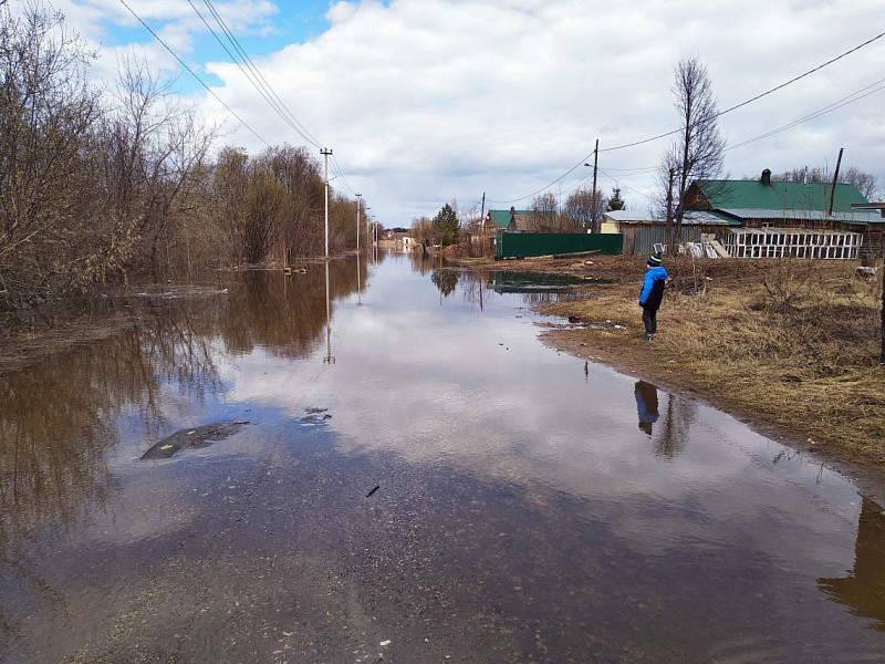 Вода в Вятке уже опускается