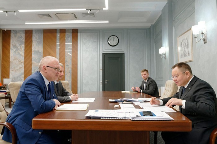 Глава Минстроя России Ирек Файзуллин и губернатор Александр Соколов обсудили развитие стройкомплекса региона