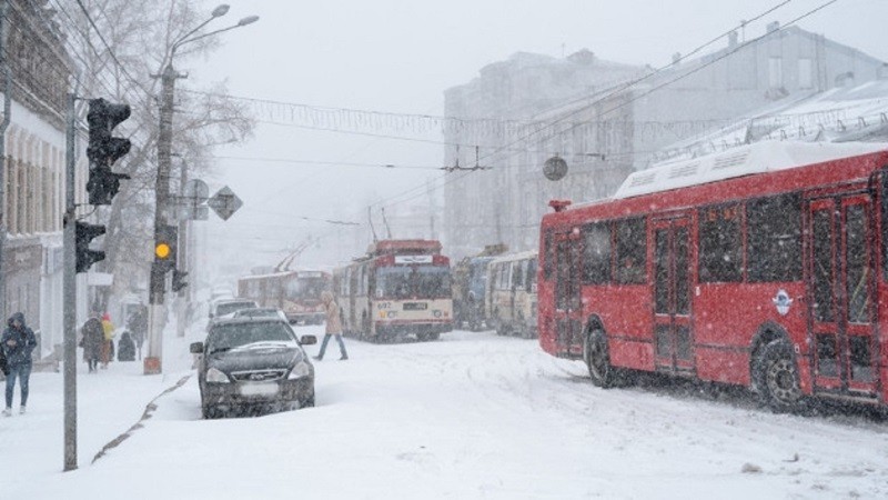 В Киров пришли снегопады