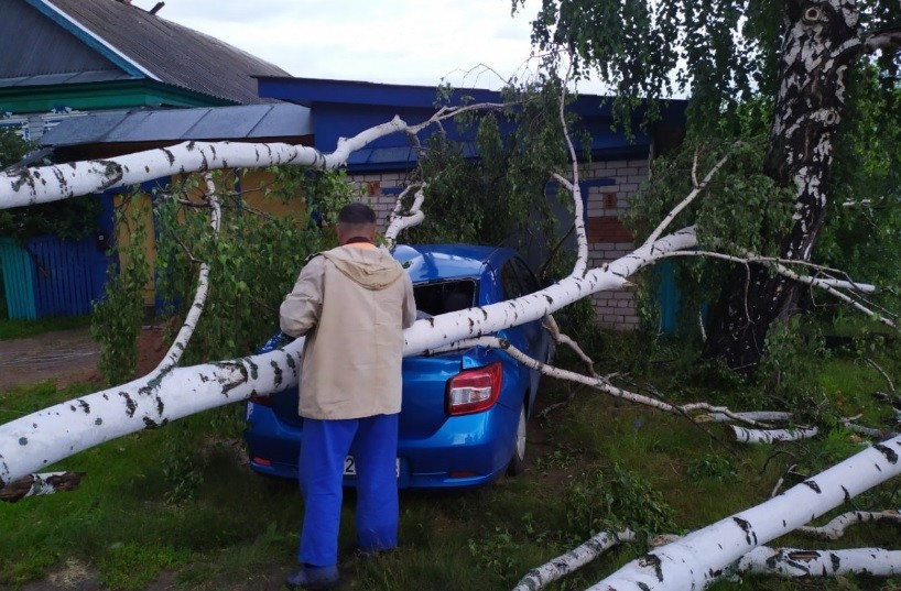 В Кировской области борются с последствиями урагана и града