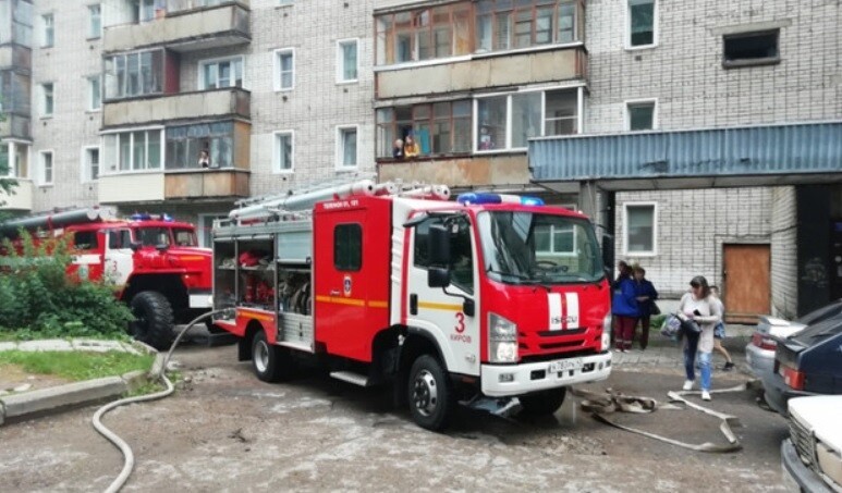 Из-за пожара в центре города эвакуировали 30 человек