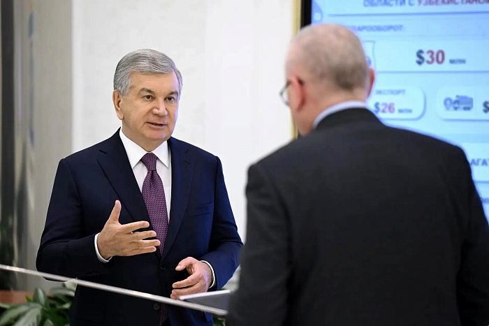 На встрече с Президентом Узбекистана Александр Соколов рассказал о сотрудничестве Кировской области с республикой