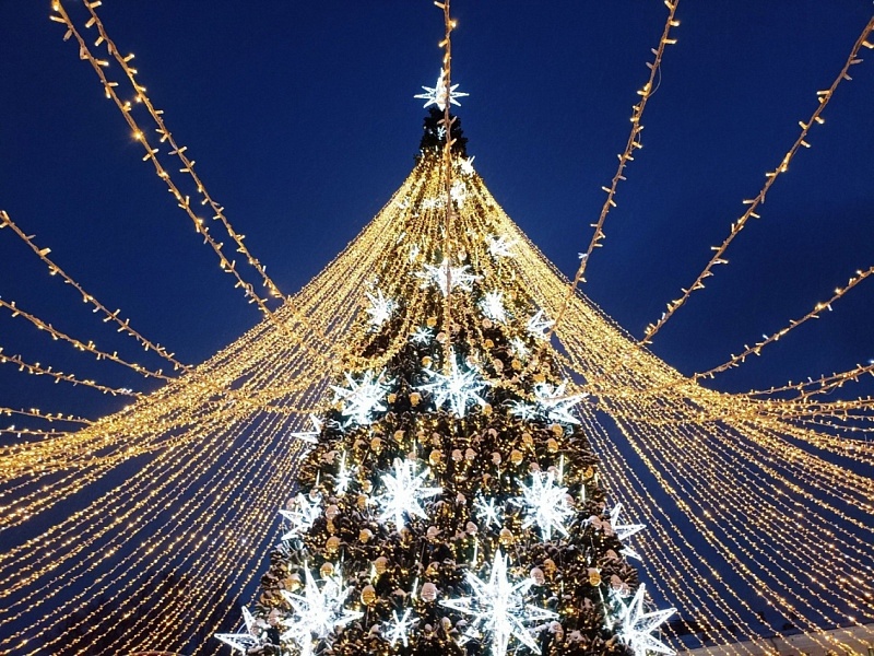 20 декабря - официальное открытие новогодней Театральной площади в Кирове