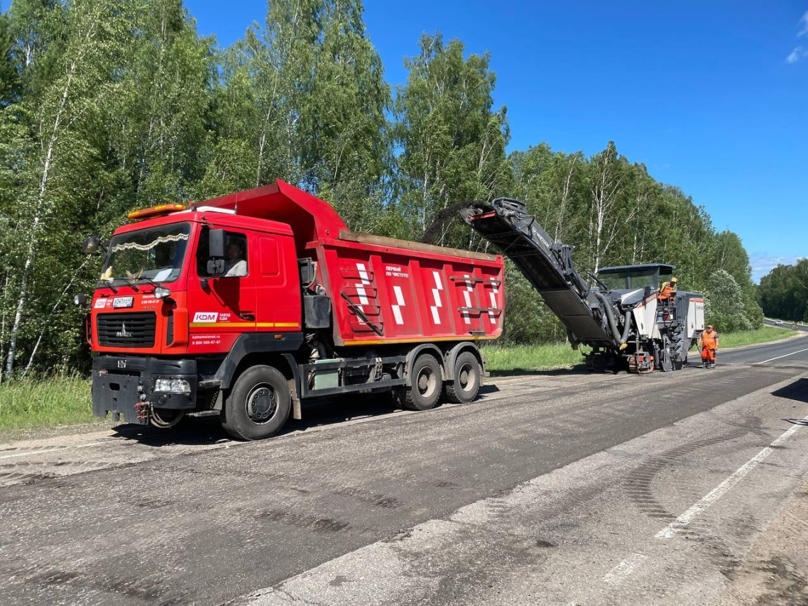 В Кильмезском районе начался ремонт участка трассы Казань - Пермь