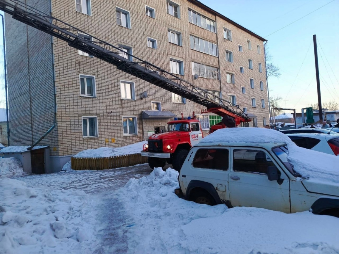 При пожаре в Котельниче погиб мужчина