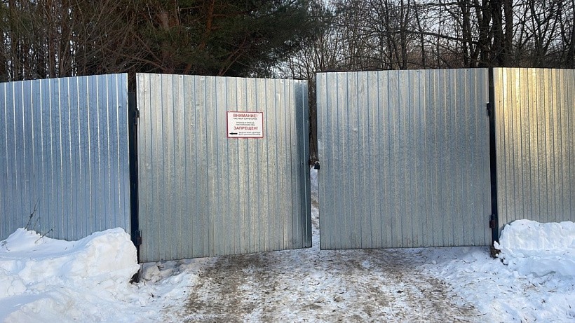 Забор в Заречном парке демонтируют