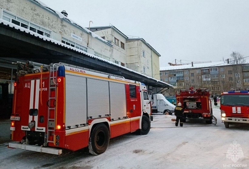 На хладокомбинате в Кирове произошел пожар