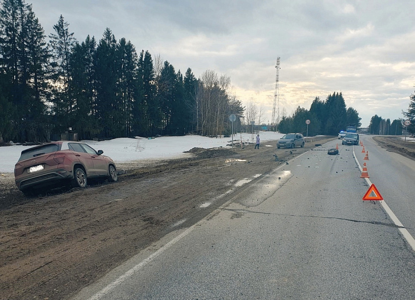 3 человека пострадали в массовом ДТП в Слободском районе