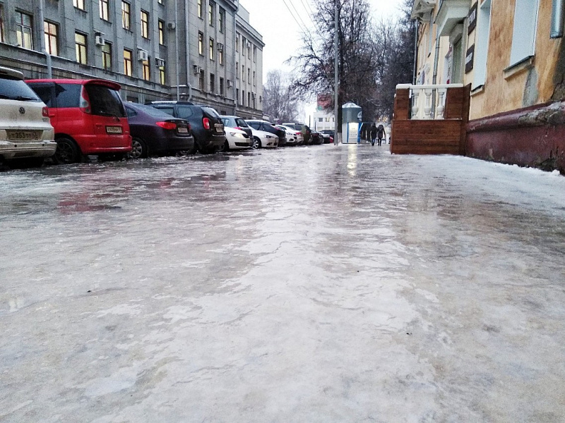 Первые пострадавшие от гололеда появились в Кировской области