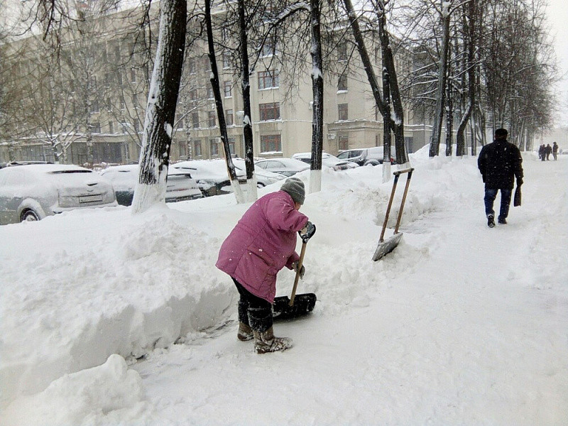 250 раз за месяц пожаловались кировчане на плохую уборку снега