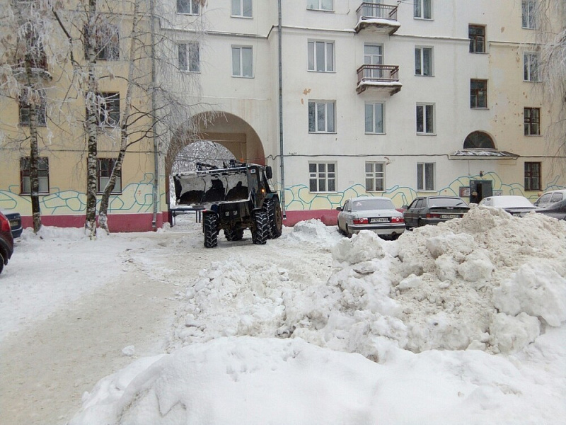 В Кирове увеличивают объемы вывоза снега