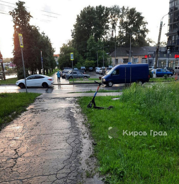 В Кирове разыскивают 5 виновников ДТП с электросамокатами