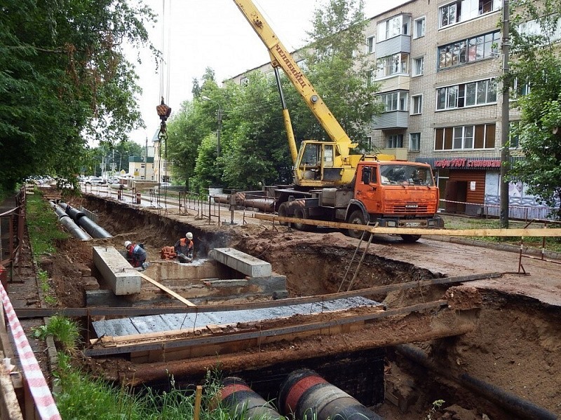 Раскопки на теплострассах в Кирове будут длиться до середины октября