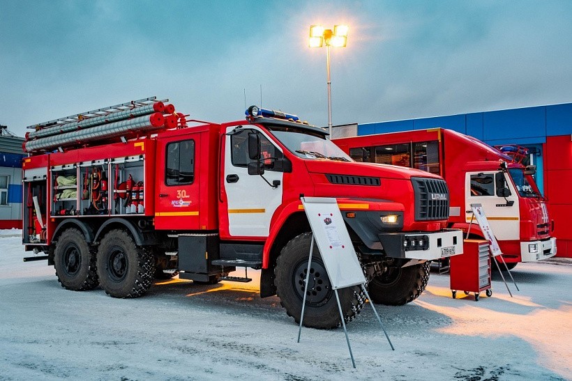 Новая пожарная техника для охраны филиала «КЧХК»