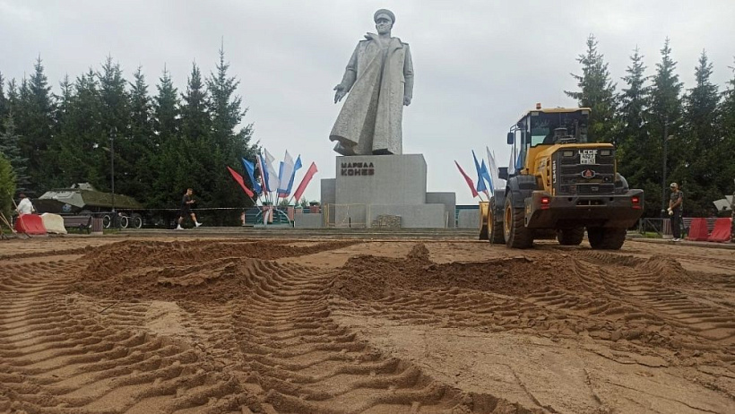 На площади Конева в Кирове начинают создавать Вечный огонь