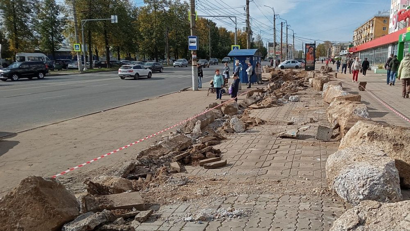 На Комсомольской делают удобный подход к остановке