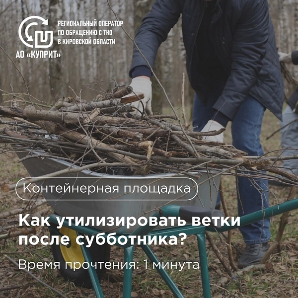 Кто отвечает за вывоз веток после субботника? 