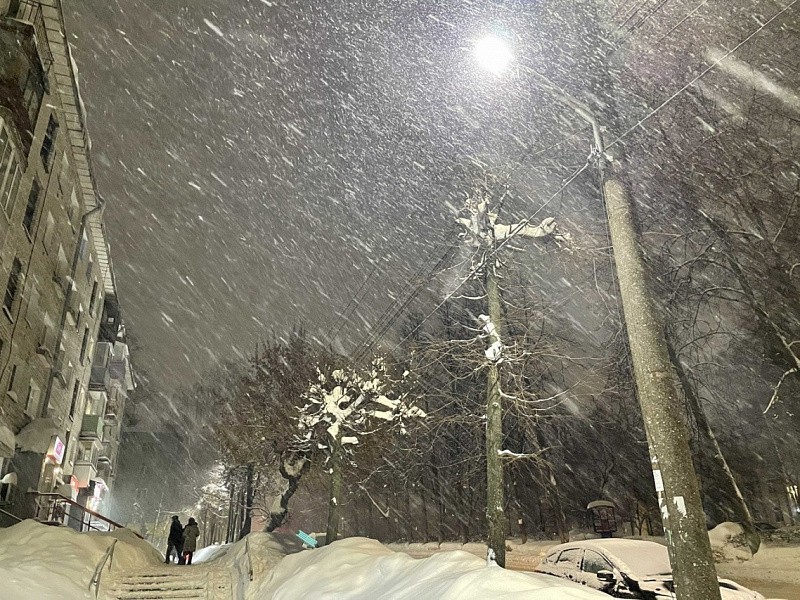 В Киров снова идут снегопады
