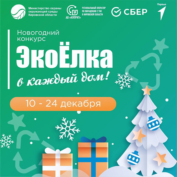 В Кировской области дан старт творческому конкурсу «ЭкоЁлка в каждый дом!»
