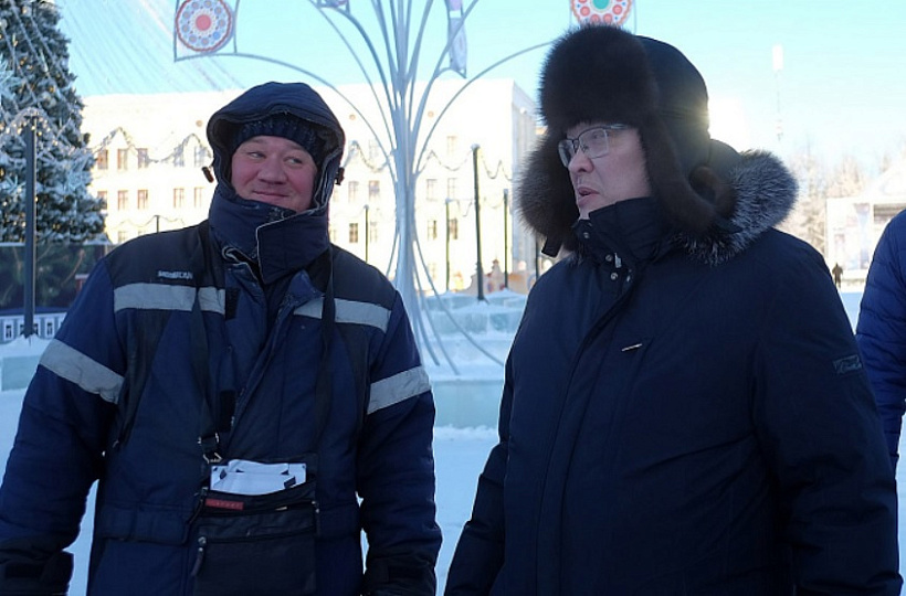 Александр Соколов проверил работу коммунальных служб в первый день нового года