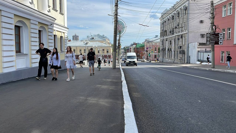 В Кирове приняли первую отремонтированную в этом году улицу
