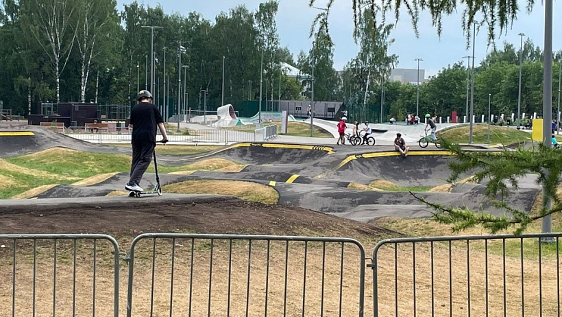  Памп-трек и скейт-площадку в парке им. Кирова закрыли на зиму