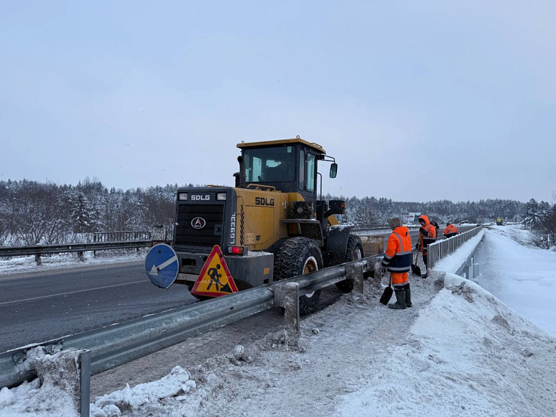 Министерство транспорта Кировской области обеспечивает бесперебойное функционирование мостов в зимний период