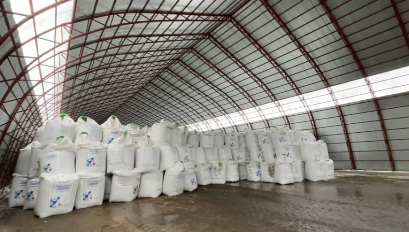 В Кирове построили ангар для противогололедных материалов