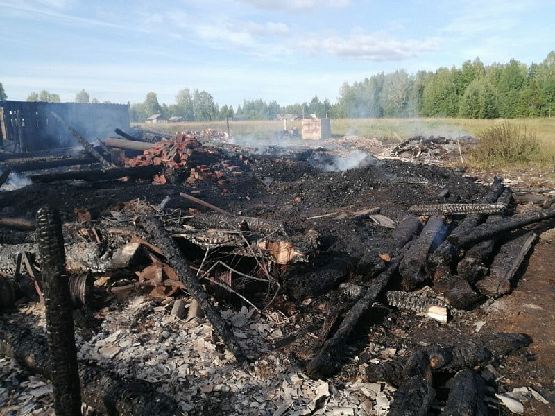 В Кировской области в пожаре погиб 3-летний ребенок