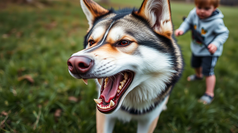 В деревне Стулово Слободского района западно-сибирская лайка напала 3-летнего мальчика