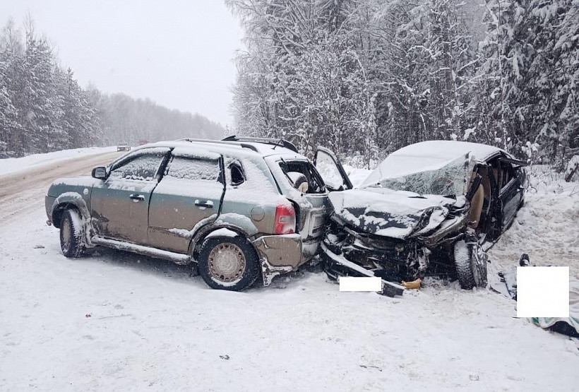 В Верхошижемском районе при столкновении с иномаркой погиб водитель «Лады»