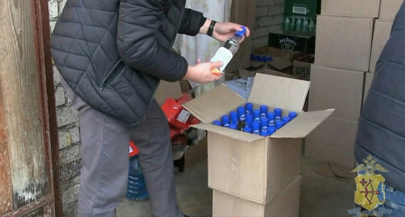 В Кирове изъяли тысячи бутылок поддельного алкоголя известных брендов