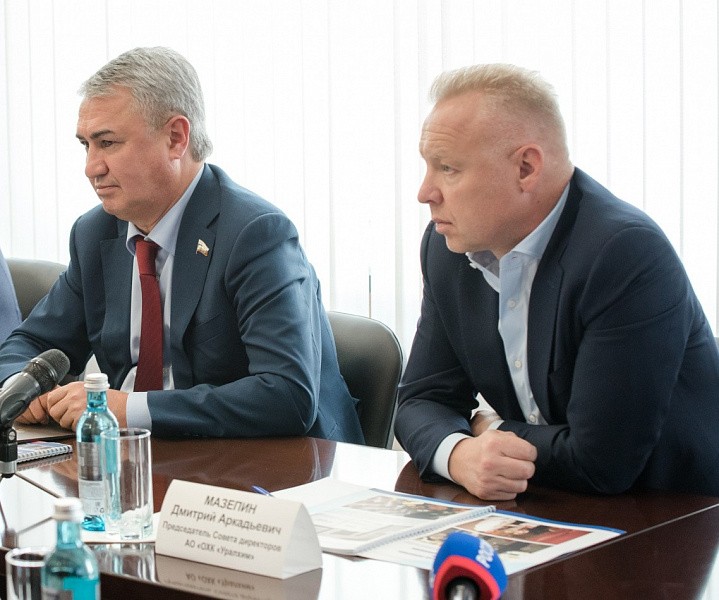 Рахим Азимов провел рабочую встречу с Дмитрием Мазепиным и Виктором Медведковым 