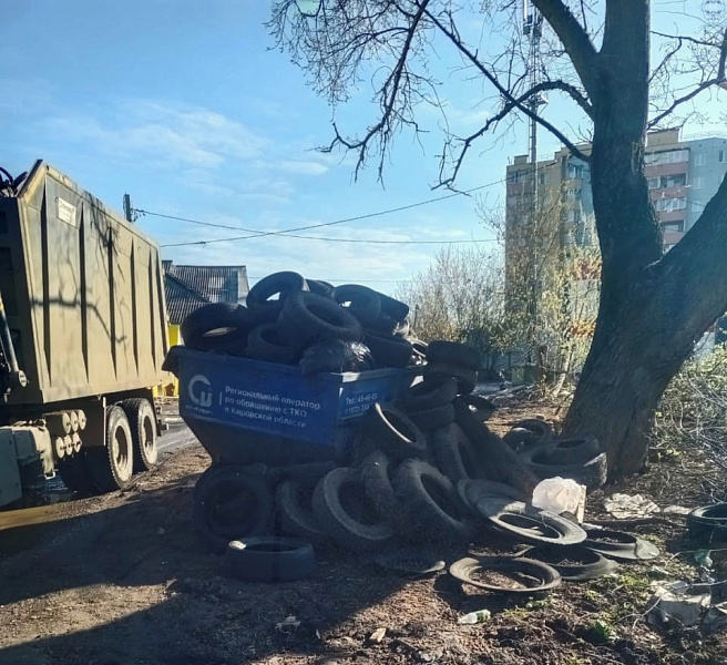«Куда выбросить старые шины?»: регоператор рассказал о наполняемости спецконтейнеров установленных в Кирове