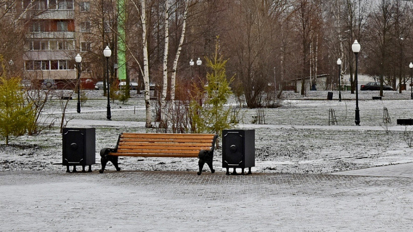 Урны и скамейки на улицах оставят на зиму 