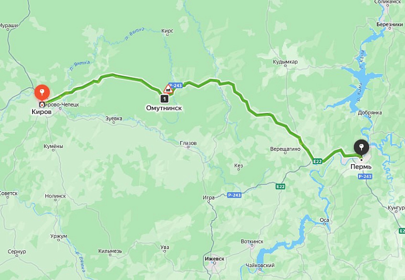 Автобус из Кирова в Пермь начнет курсировать в середине апреля