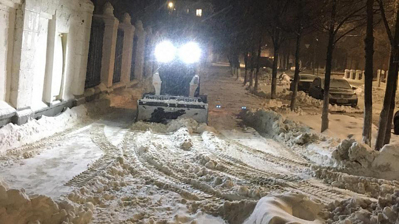 Две ночи подряд дорожники будут ликвидировать последствия снегопада