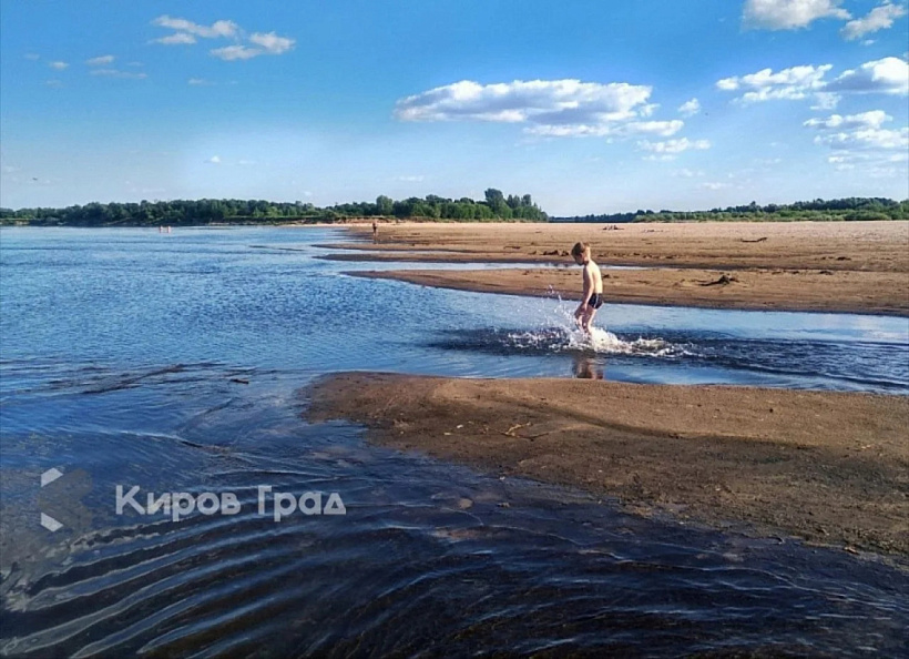 Некоторые пляжи в Кировской области до сих пор не могут открыть из-за паводка