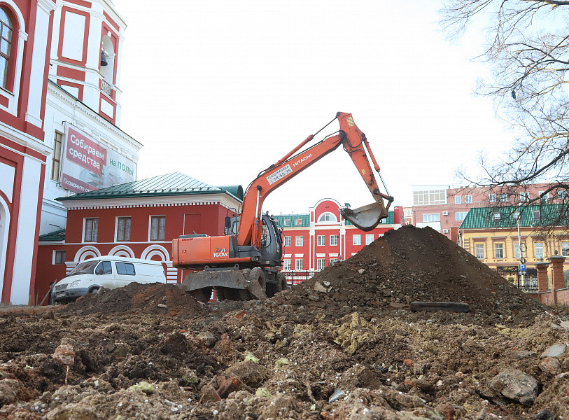 У Спасского собора появится сад