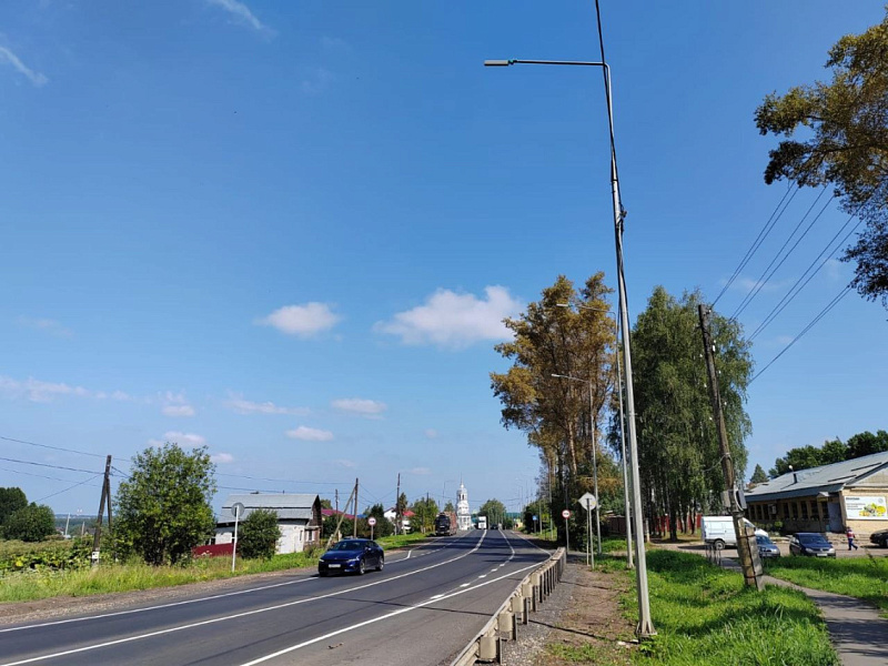 Завершен ремонт участка дороги, соединяющий Кировскую область с Республикой Татарстан
