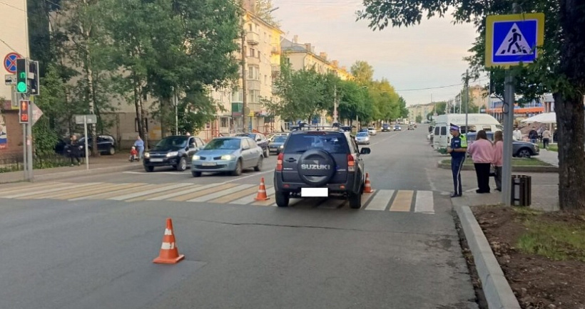7-летнего ребенка сбили на пешеходном переходе в Кирове