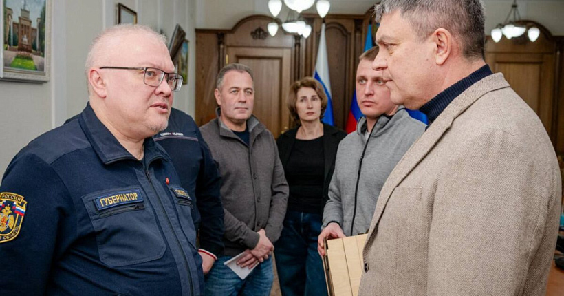 Александр Соколов провел встречу с главой ЛНР Леонидом Пасечником