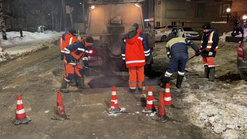 В Кирове возобновили ямочный ремонт 